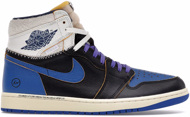 Jordan 1 Retro High OG SP Fragment x Union LA Sport Royal