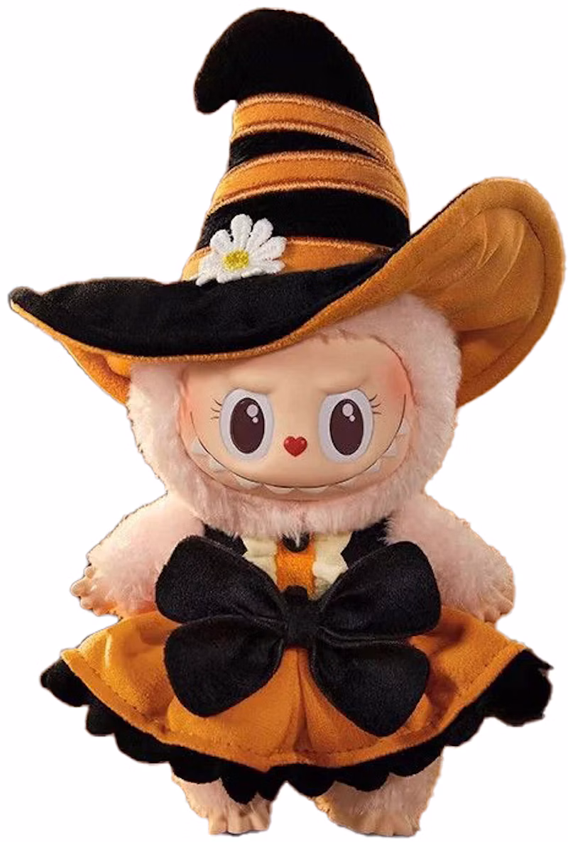 Pop Mart Labubu Magic of Pumpkin Mokoko Vinyl Plush Pendant (Pop Land Exclusive)