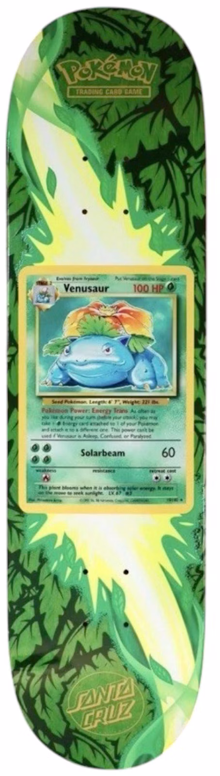 Santa Cruz Skateboards X Pokemon 2026 Skateboard Deck - Venusaur Edition