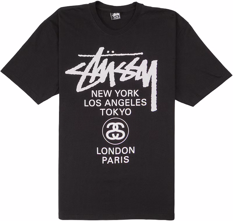 Stussy World Tour T-shirt Black