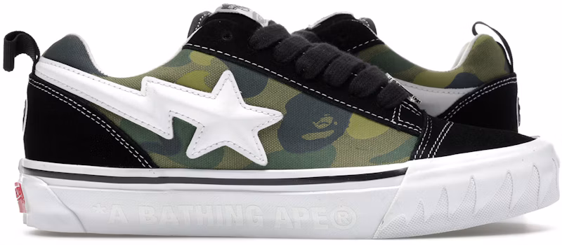 Vans Knu Skool Bape Camo Green
