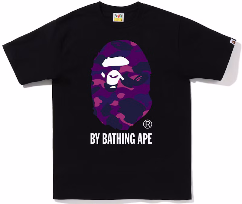 BAPE Color Camo By Bathing Ape Tee (FW22) Black Purple