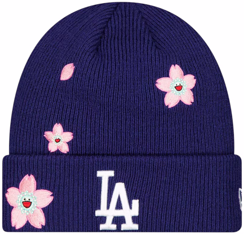 Takashi Murakami x Los Angeles Dodgers x MLB World Your Tokyo Series 2025 Cuffed Beanie Navy