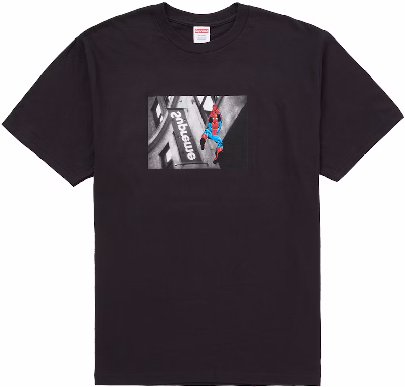 Supreme Spider-Man Tee Black