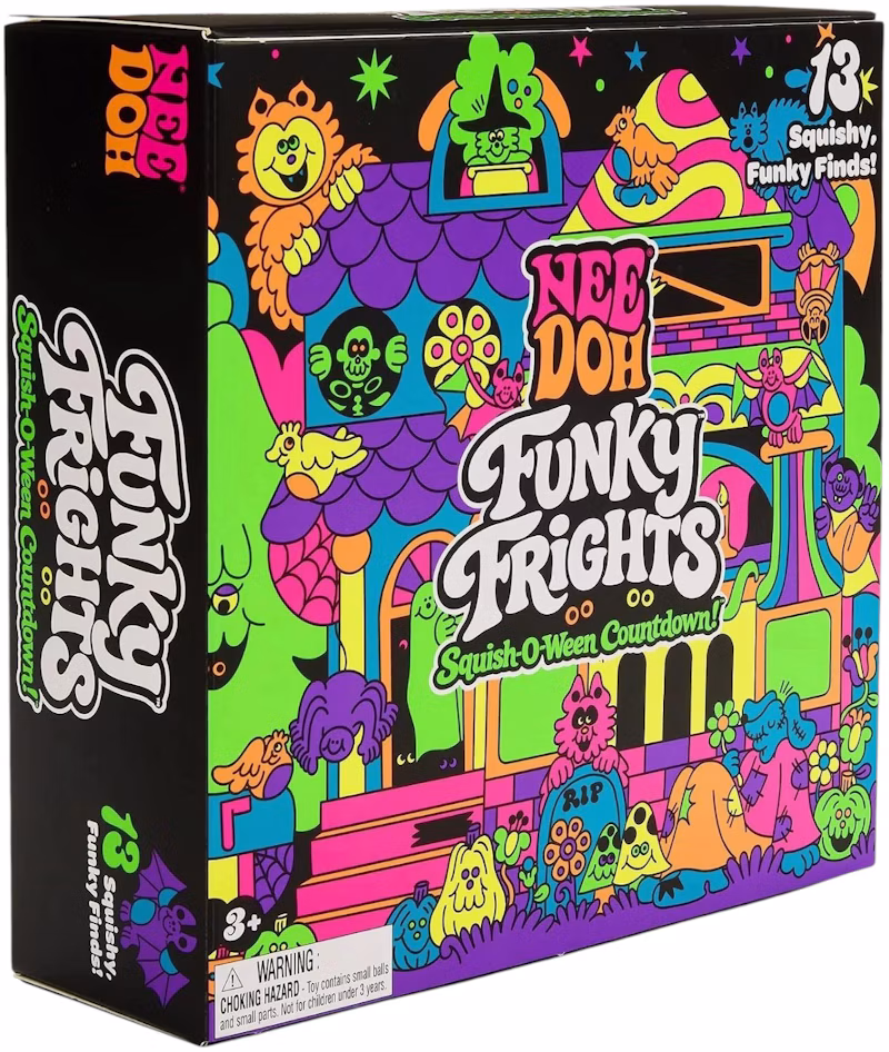 NeeDoh Funky Frights Squish-O-Ween Countdown Squishy Fidget Toy