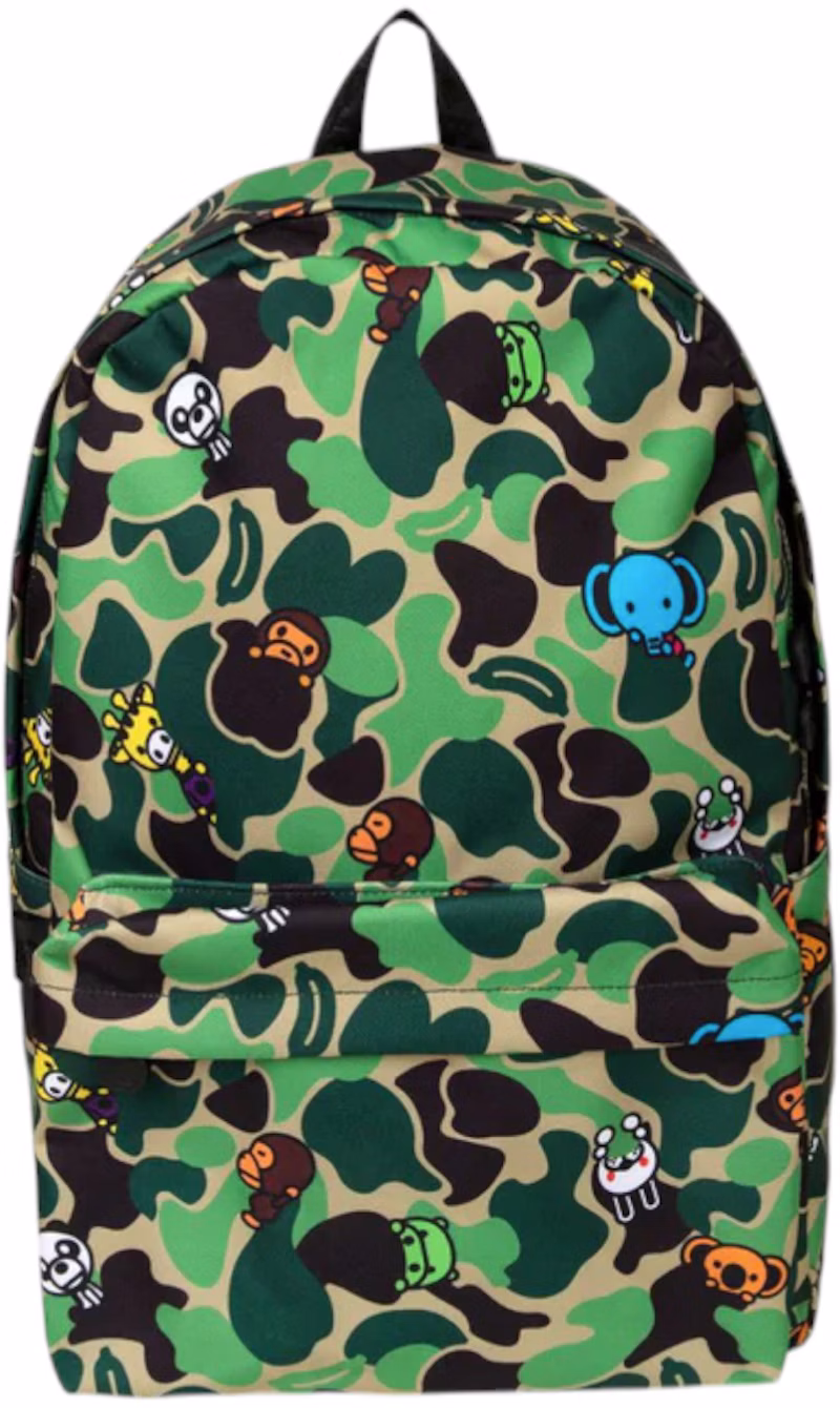 BAPE ABC Milo All Friends Large Backpack (SS25) Green