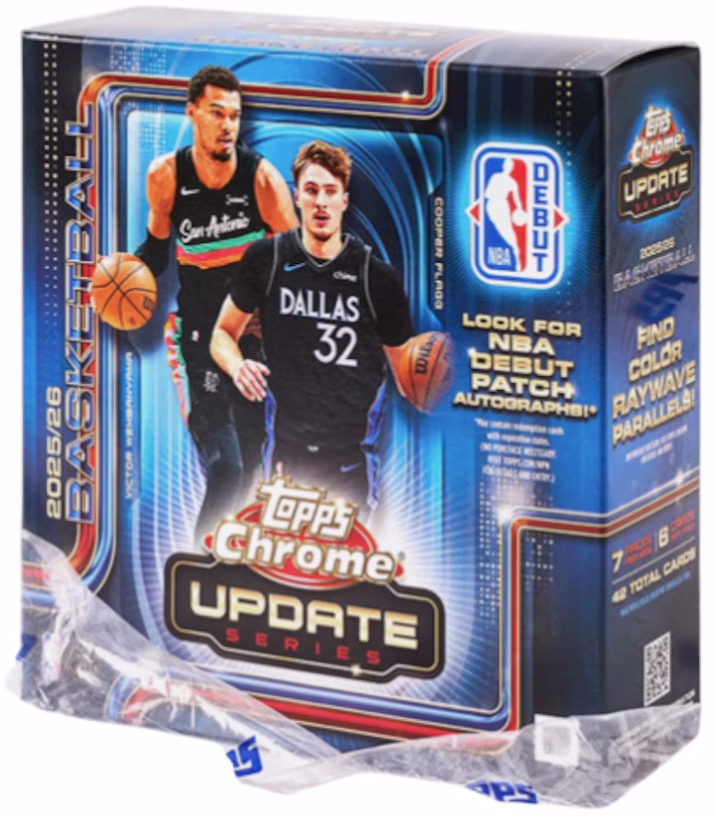 2025-26 Topps Chrome Update Basketball Mega Box (Without Seal)