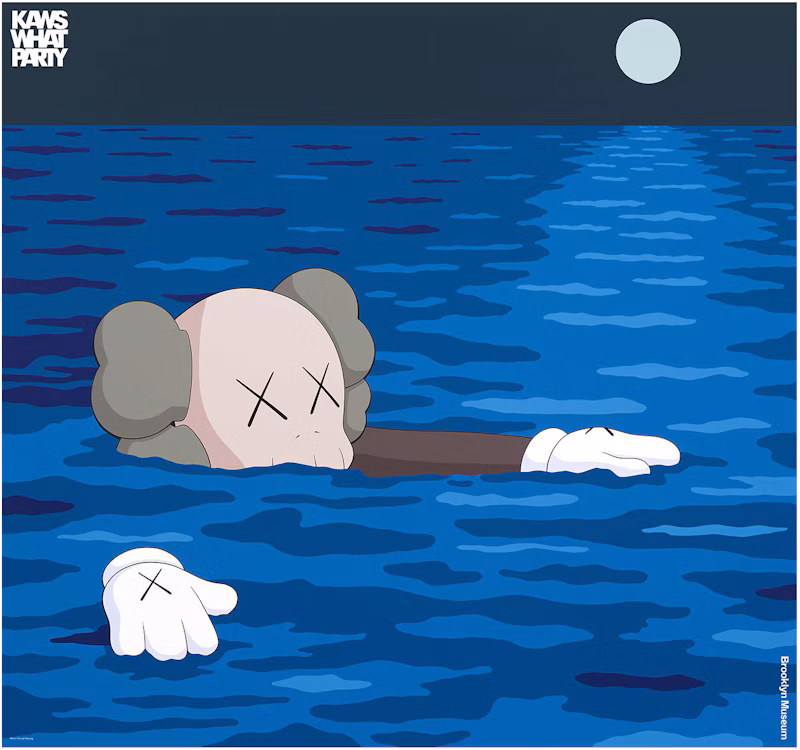 KAWS Brooklyn Museum TIDE Poster