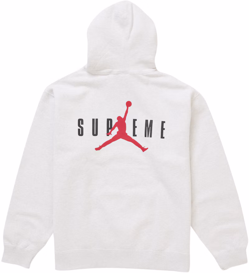 Supreme Jordan Hooded Sweatshirt (FW24) Ash Grey