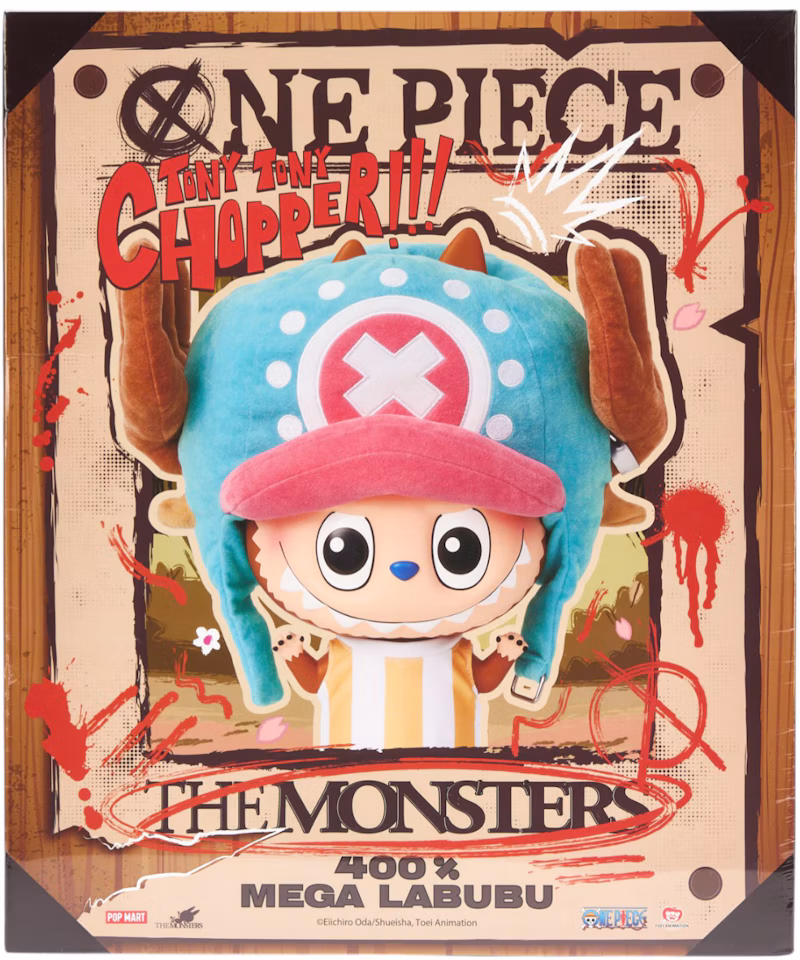 Pop Mart Labubu The Monsters x One Piece Mega Labubu Tonytony Chopper 400%