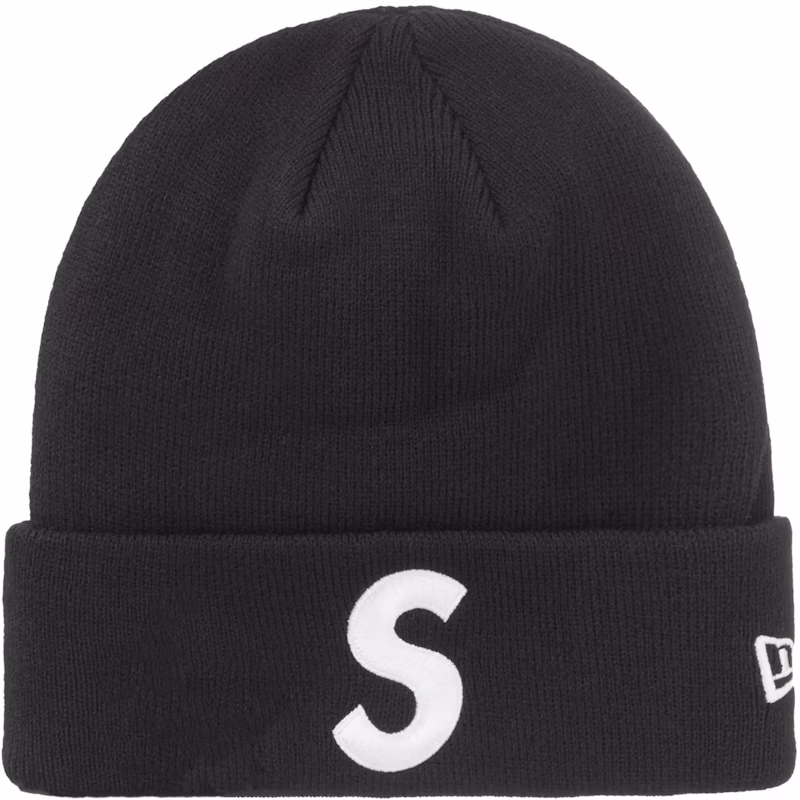 Supreme New Era S Logo Beanie (FW24) Black
