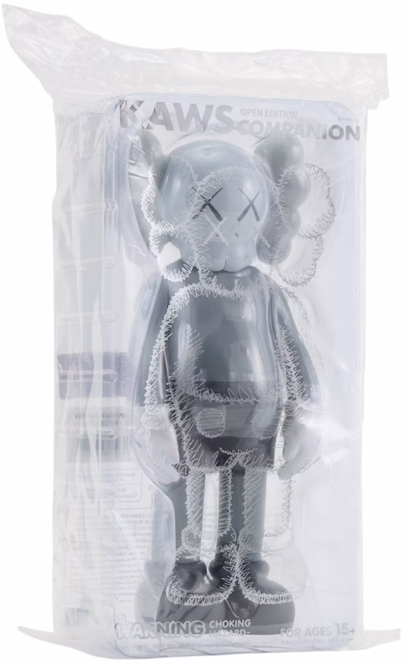 KAWS Companion Open Edition Vinyl Figure Grey