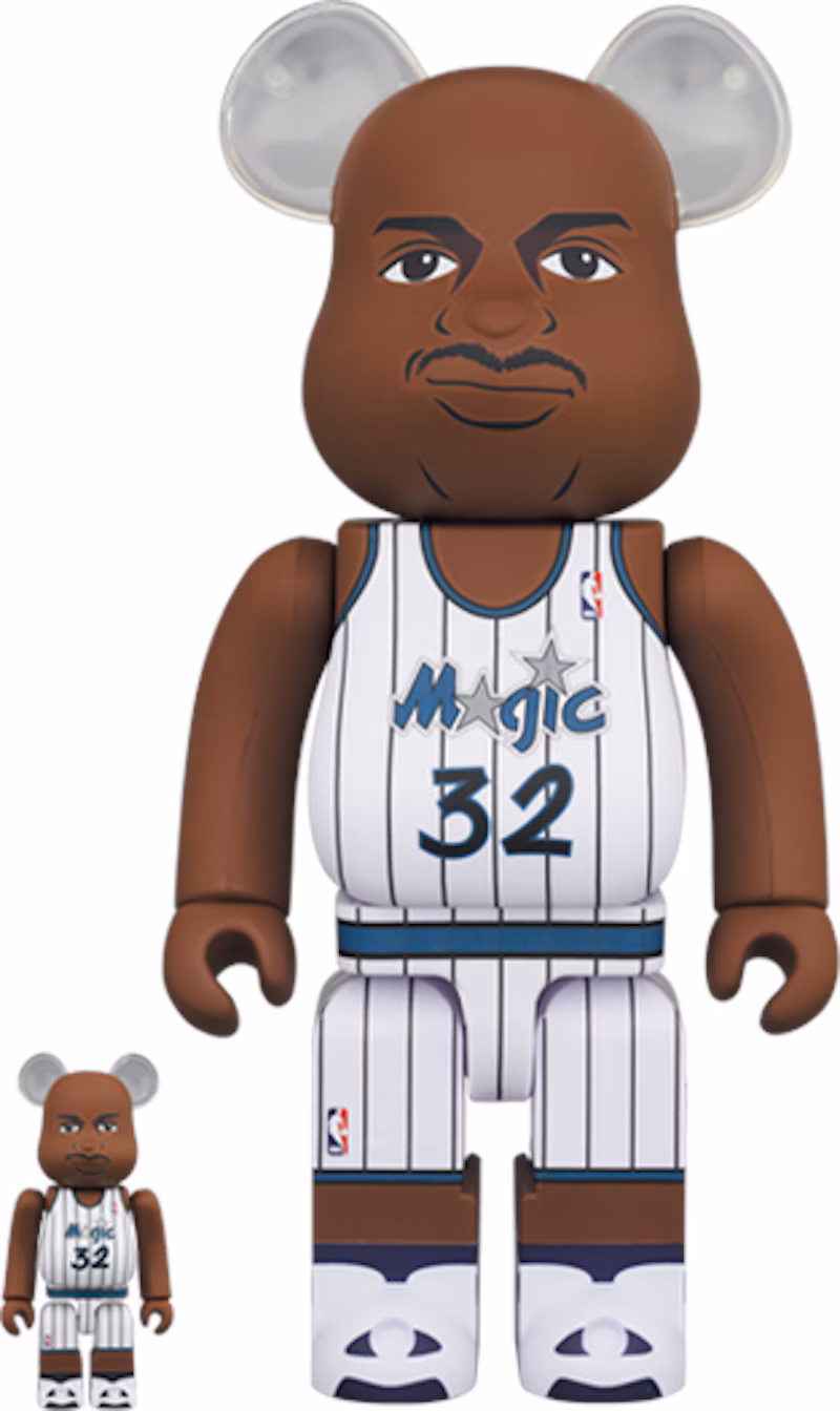 Bearbrick Shaquille O'Neal (Orlando Magic) 100% & 400% Set
