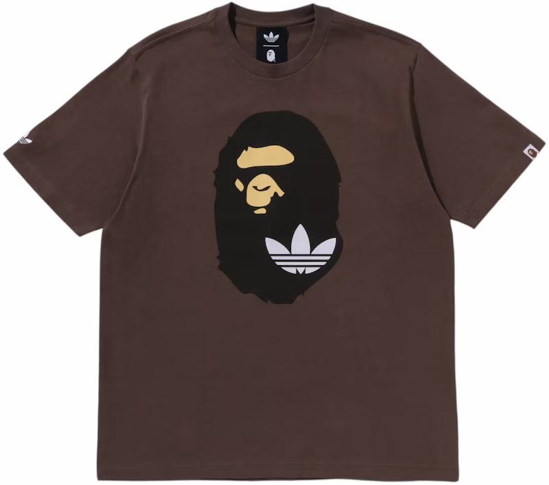 adidas x BAPE Ape Head Tee Brown