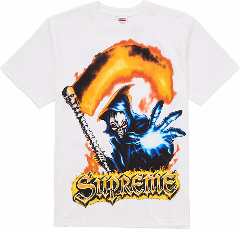 Supreme Grim Reaper Tee White