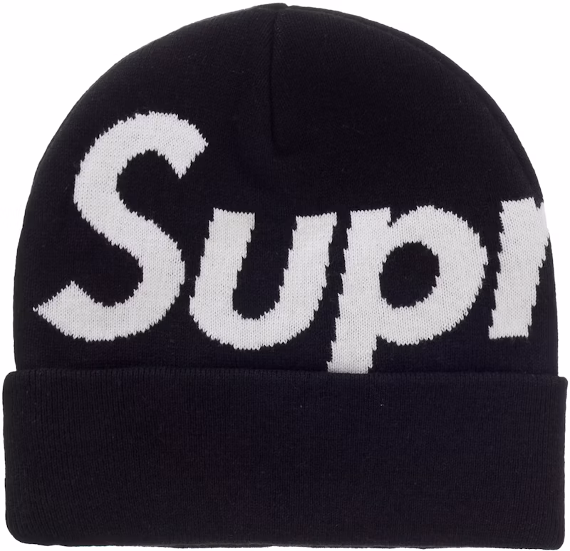 Supreme Big Logo Beanie (FW25) Black