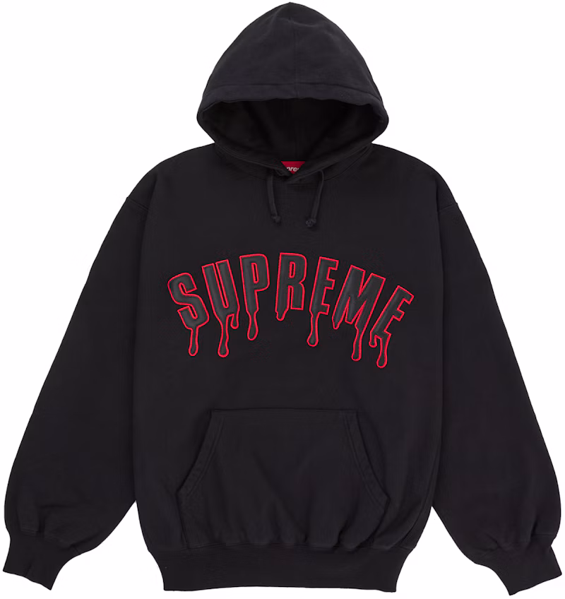 Supreme Ghostface Arc Hooded Sweatshirt Black