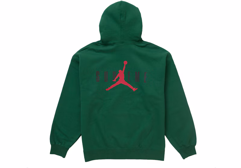 Supreme Jordan Hooded Sweatshirt (FW24) Green