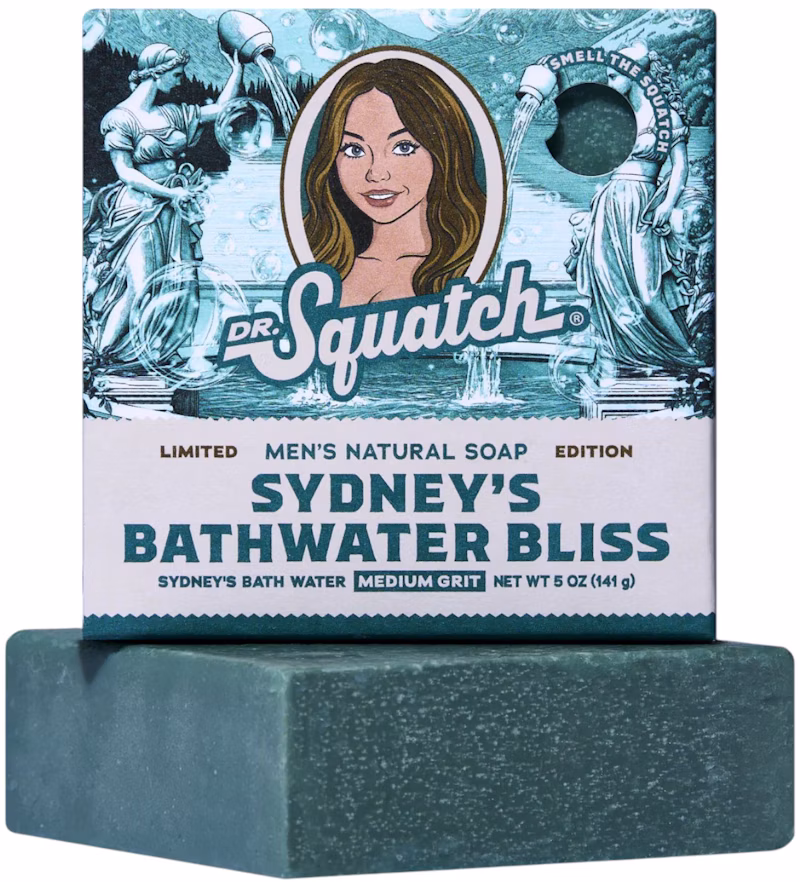 Dr.Squatch Sydney's Bathwater Bliss Limited Edition Natural Soap with Certificate