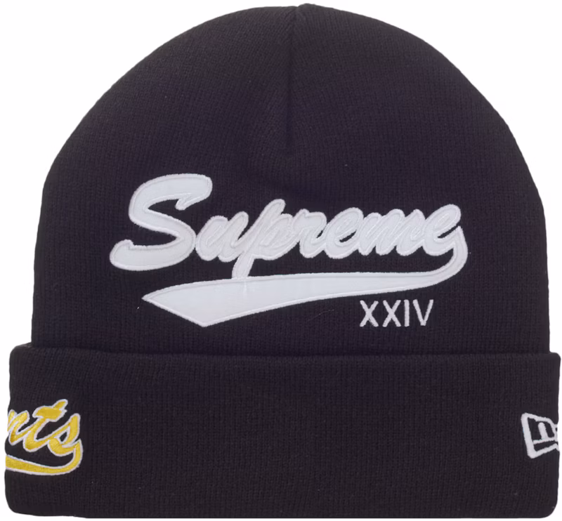Supreme New Era Salvation Beanie Black