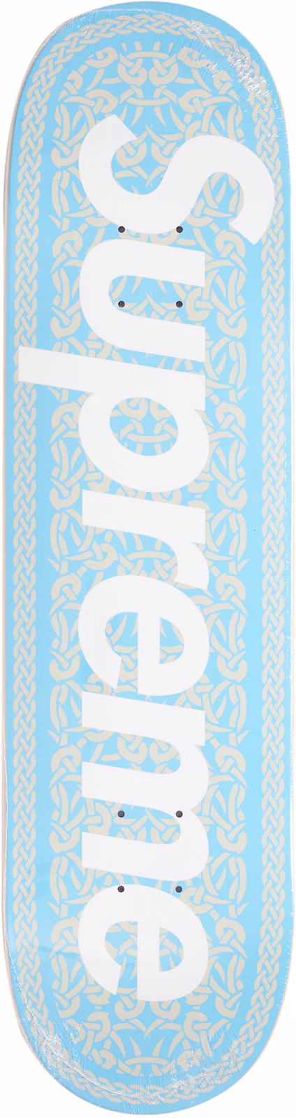 Supreme Celtic Knot Skateboard Deck Blue