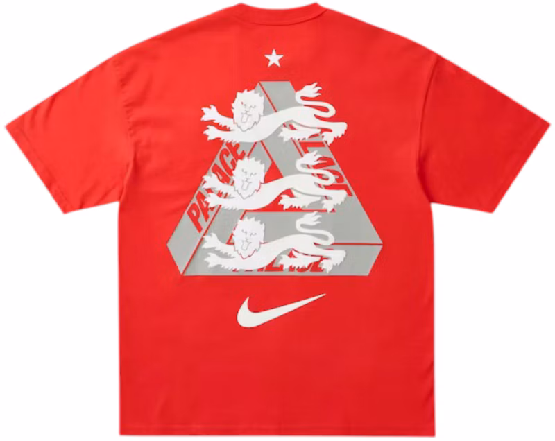 Palace x Nike England T-shirt Light Crimson