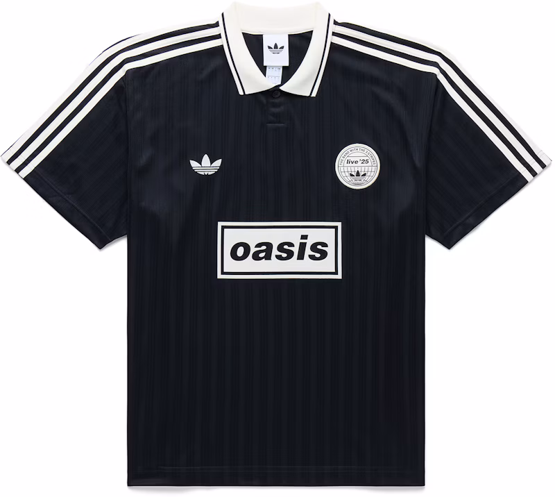 adidas x Oasis Tour Jacquard Jersey Black