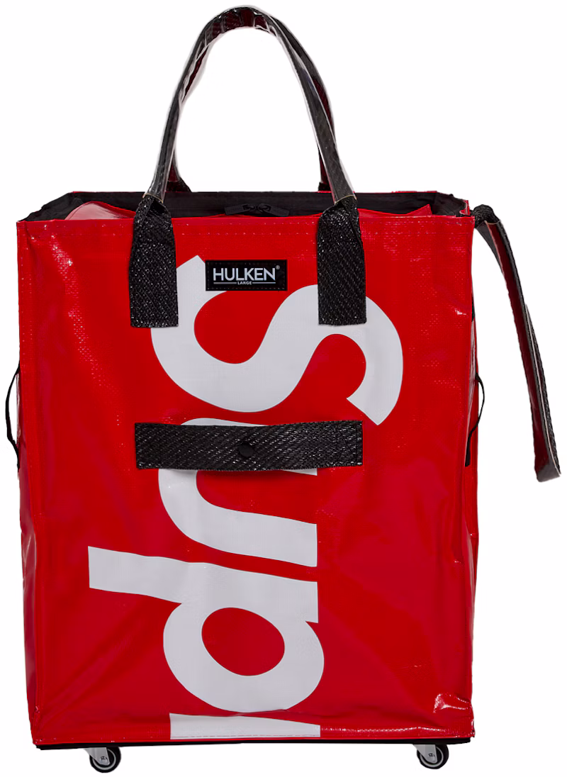 Supreme Hulken Rolling Tote Bag (SS26) Red