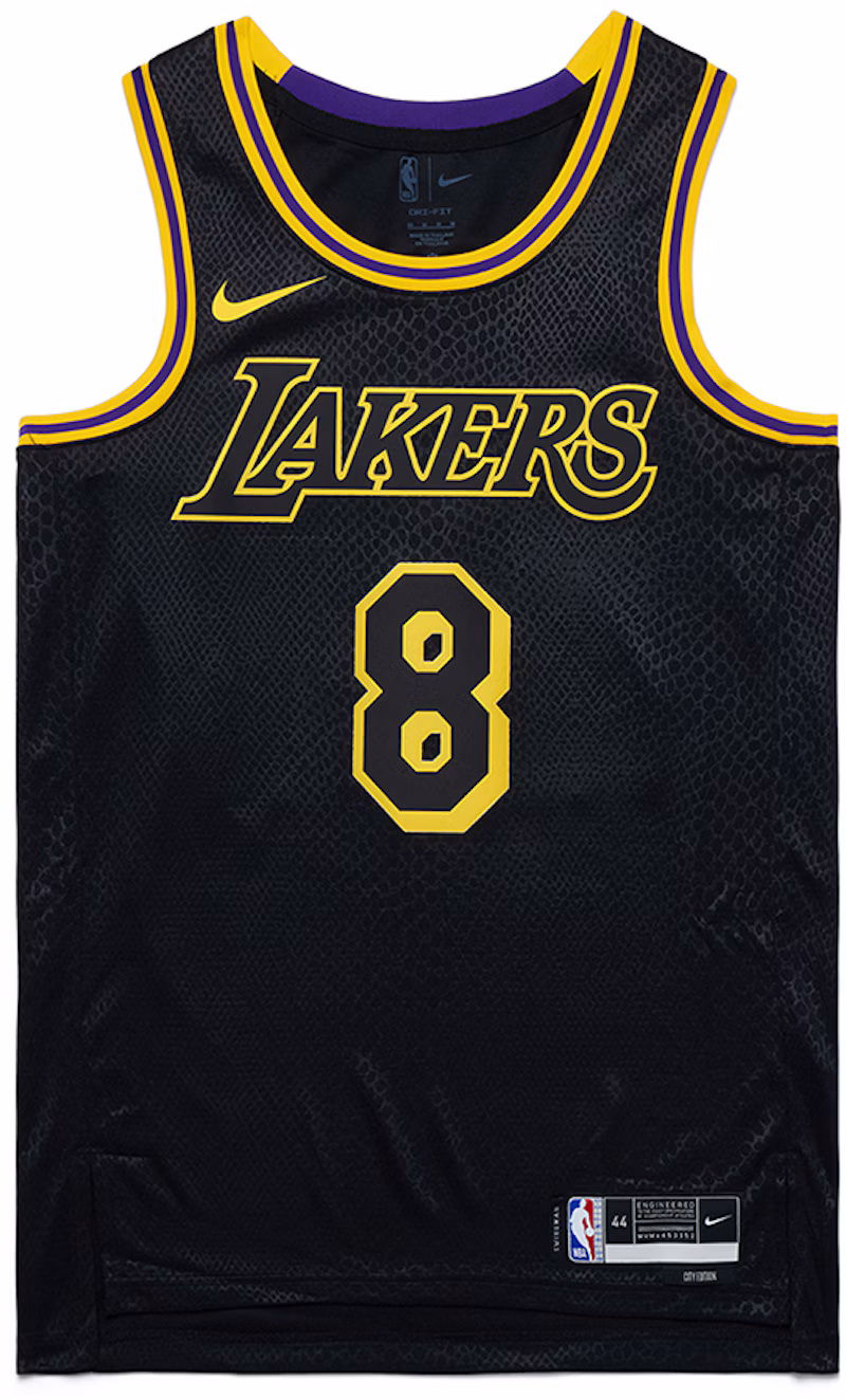 Nike Kobe Mamba Mentality Los Angeles Lakers City Edition Swingman Jersey (FW23) Black