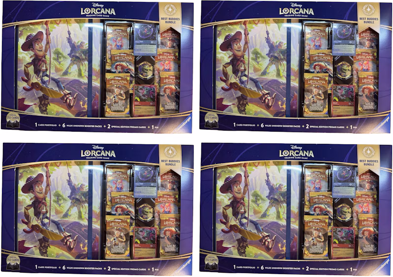 2026 Disney Lorcana Best Buddies Bundle (Costco Exclusive) 4x Lot