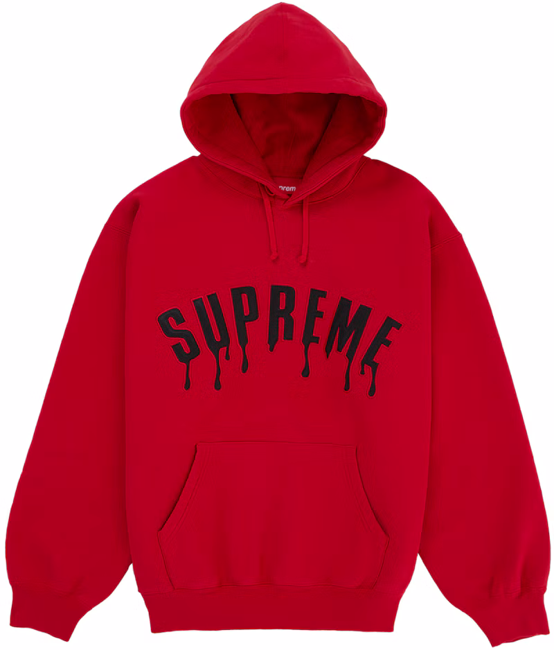 Supreme Ghostface Arc Hooded Sweatshirt Red