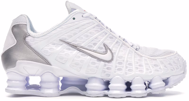 Nike Shox TL White Metallic Silver