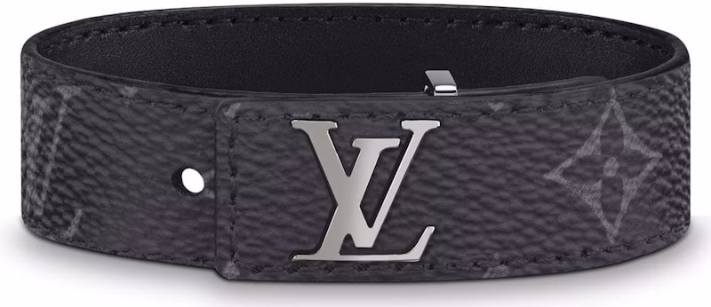 Louis Vuitton LV Slim Bracelet Monogram Eclipse Black