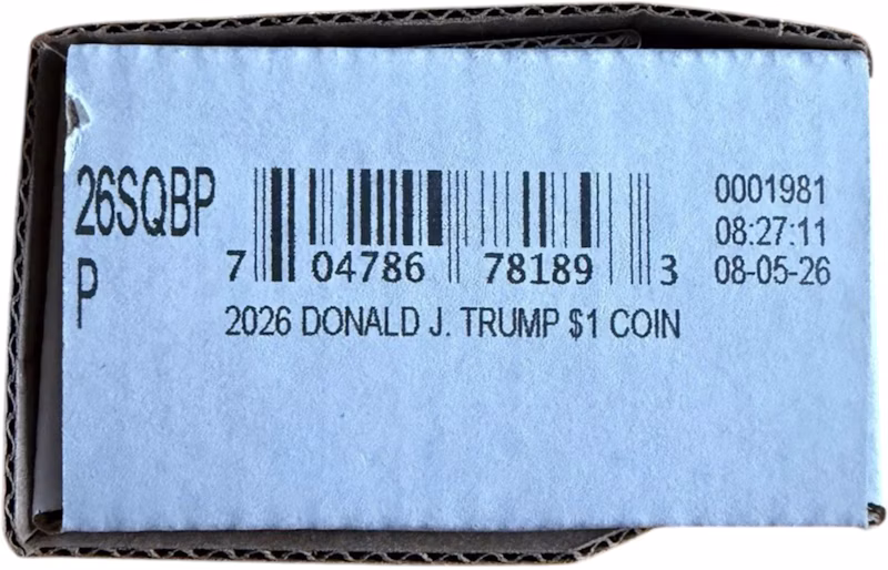 United States Mint Semiquincentennial President Donald J. Trump 2026 $1 (100 Coin Bag 26SQBP)