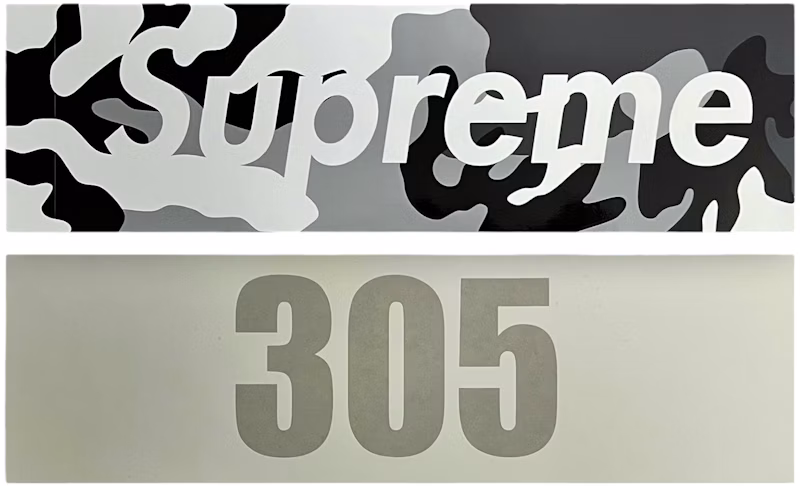 Supreme Miami Box Logo Sticker