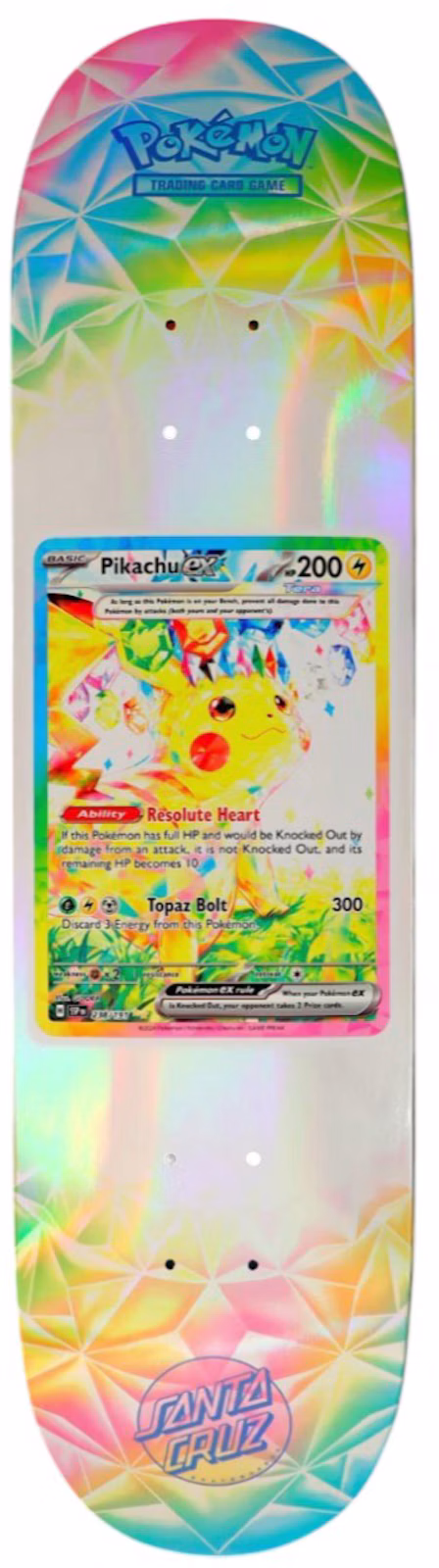 Santa Cruz Skateboards X Pokemon 2026 Skateboard Deck - Pikachu Edition
