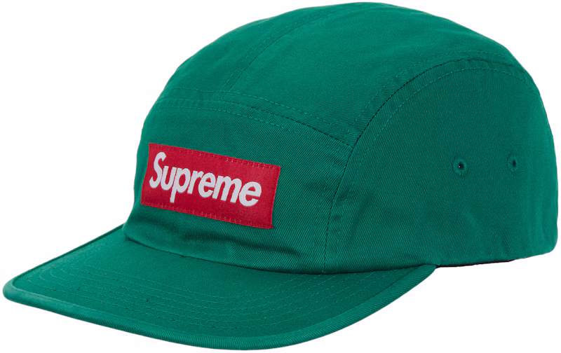 Supreme Washed Chino Twill Camp Cap (FW26) Green