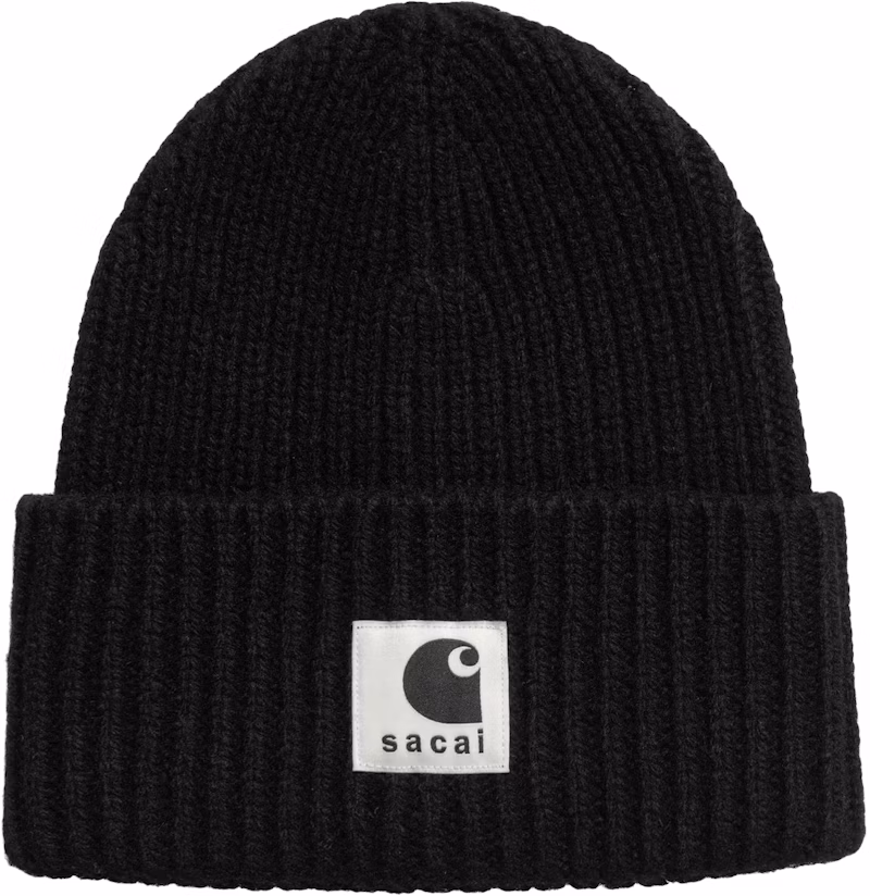 Sacai x Carhartt WIP Beanie Black