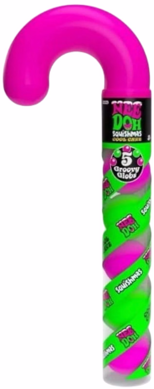 NeeDoh Squishmas Cool Cane Squishy Fidget Toy