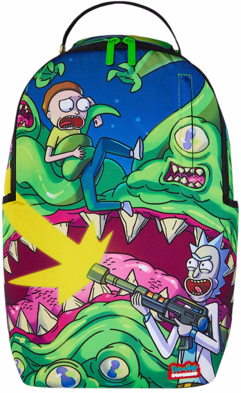 Sprayground Rick and Morty Mutant Hunters Backpack Multicolor