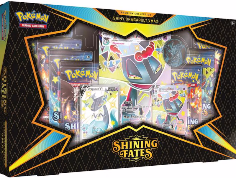 Pokémon TCG Sword & Shield Shining Fates Shiny Dragapult VMAX Premium Collection