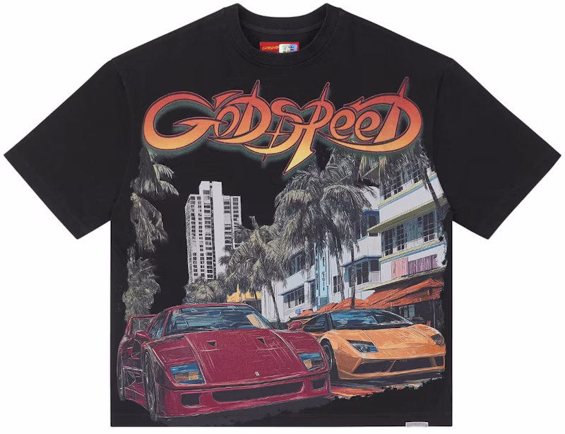 Godspeed South Beach Drive T-Shirt Black