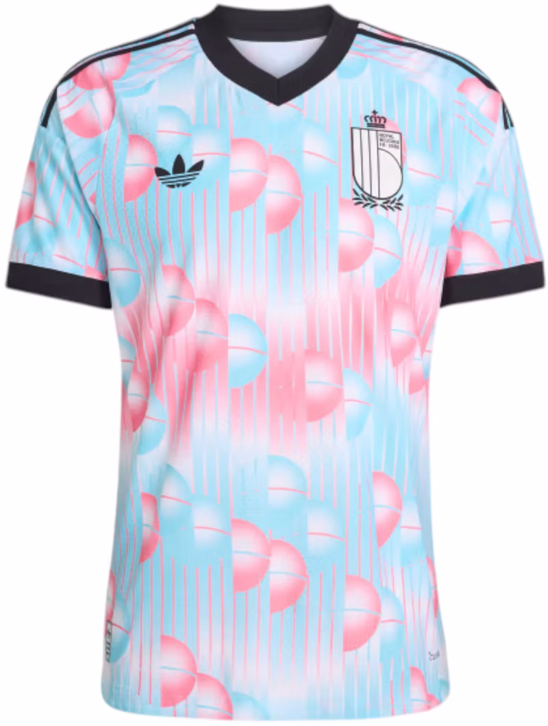 adidas Belgium 26 Away Authentic Jersey Frozen Blue/Black