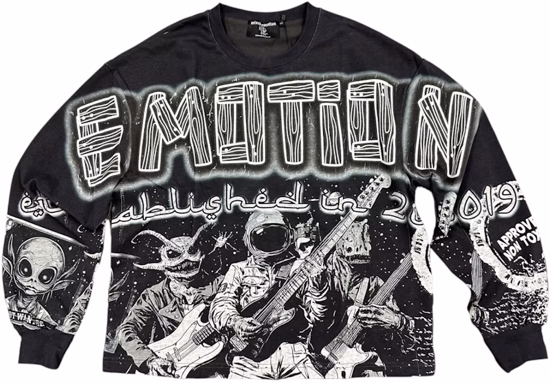 Mixed Emotions Astro Longsleeve Black