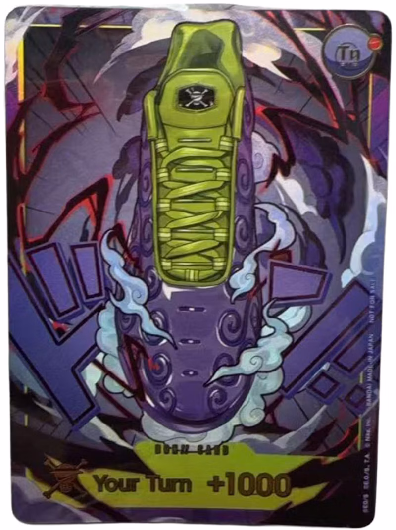 2026 One Piece x Nike Air Max Plus Gomu Gomu DON!! Promo Card (English) Ungraded