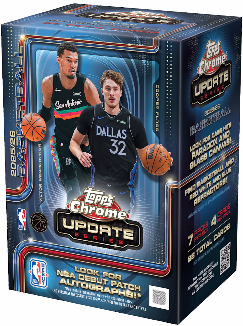 2025-26 Topps Chrome Update Basketball Value Box