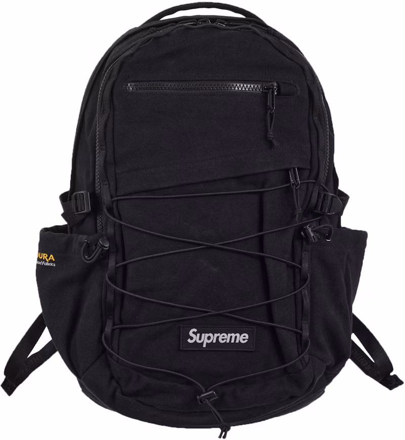 Supreme Logo Backpack (SS25) Black