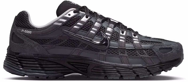Nike P-6000 Suede Anthracite Metallic Silver