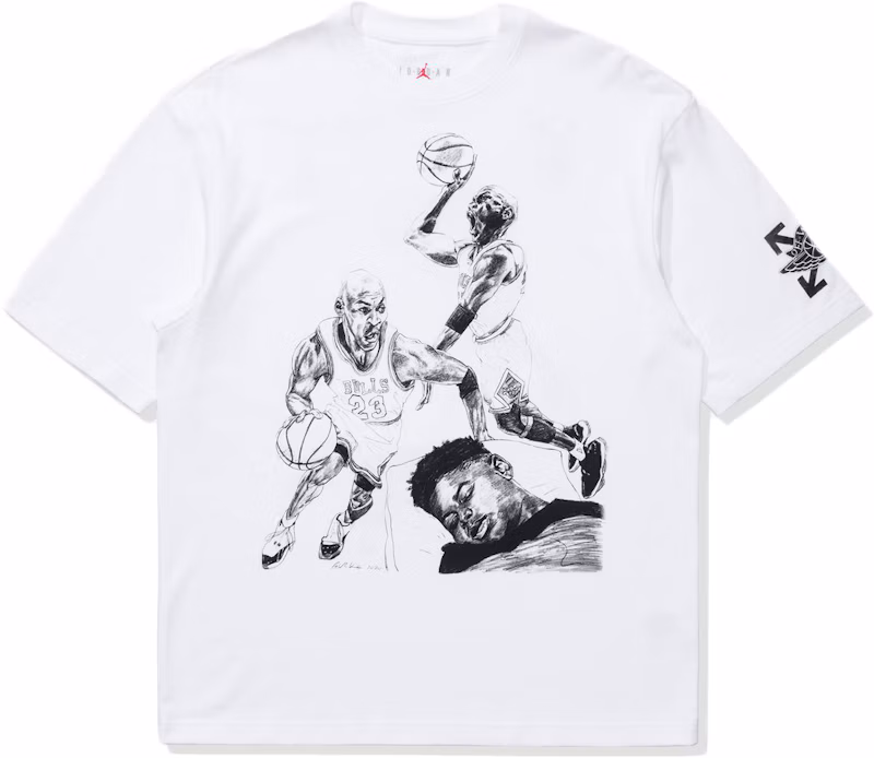 OFF-WHITE x Jordan T-shirt White