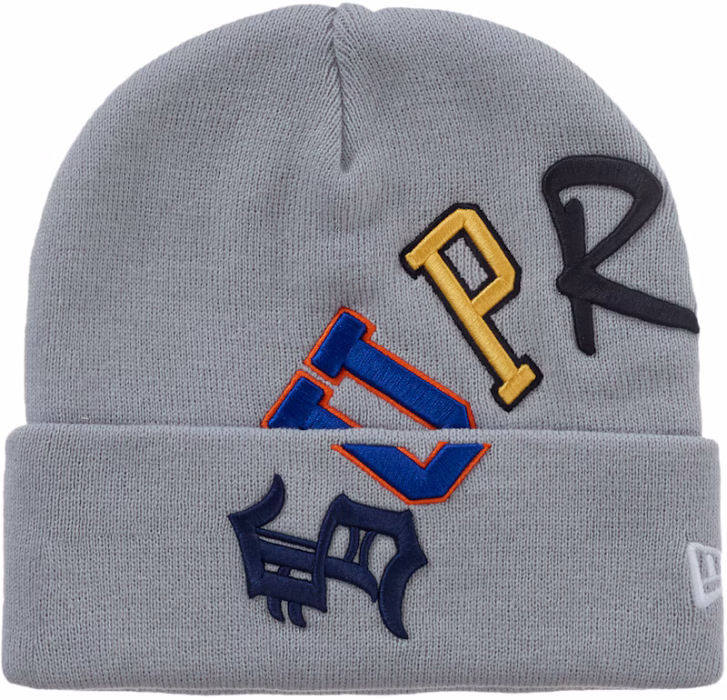 Supreme New Era Arc Beanie Grey